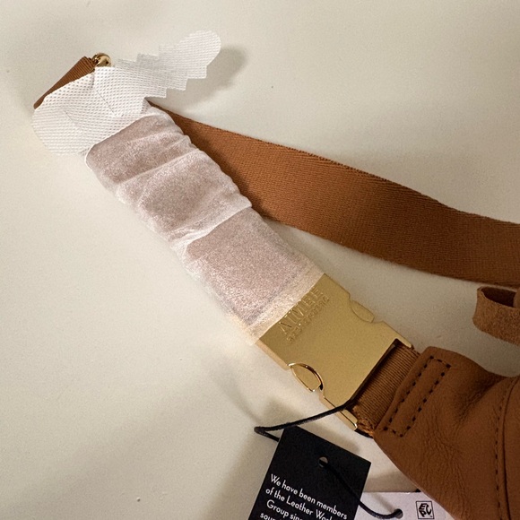 NWT AIMEE KESTENBERG Leather Cabo Sling Bum Bag Fanny Pack Belt Bag in Nutmeg - Picture 6 of 8